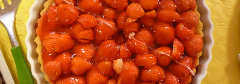 Erdebeerkuchen