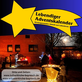 Einladung zum Lebendigen Adventskalender 2023